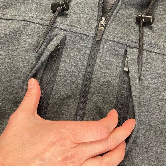 Duluth Trading Co. Jacket Mens Sz Medium Gray Sawbill Sweats Hooded Full Zip EUC - Picture 8 of 10